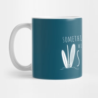 Something With Surfing Breaking Wave Leisure Surfer Vacation Mug